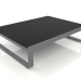 modello 3D Tavolino 120 (DEKTON Domoos, Antracite) - anteprima