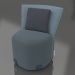 3d model Dining chair (Grey blue) - preview