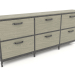 3d model Chest of drawers (3 sections) - preview