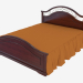 3 डी मॉडल डबल बेड (1770x1137x2097) - पूर्वावलोकन