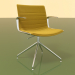 3D Modell Stuhl 6200 (4 Beine, drehbar, mit Armlehnen, LU1, mit Polsterung) - Vorschau