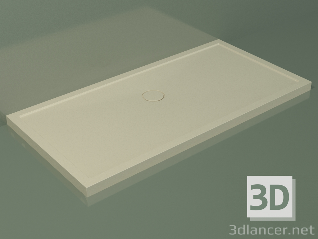 Modelo 3d Base de duche Medio (30UM0123, Bone C39, 160x80 cm) - preview