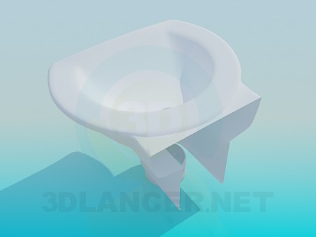 modelo 3D Fregadero en forma de la luna - escuchar modelo 3D Fregadero en forma de la luna - escuchar