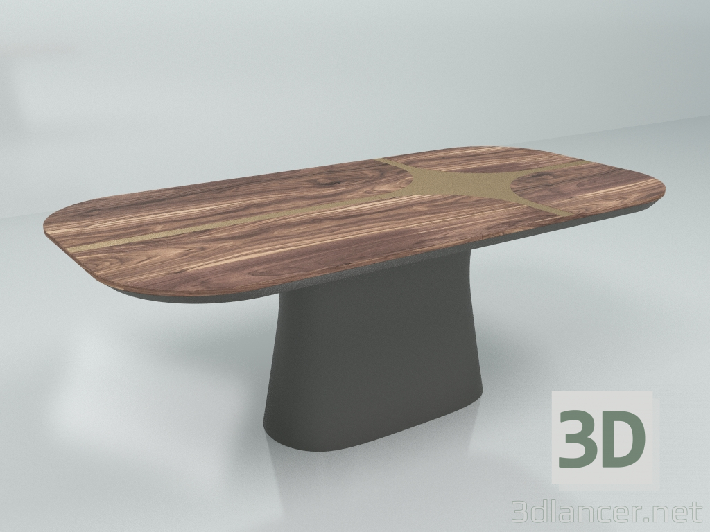 3D Modell Esstisch S035 - Vorschau