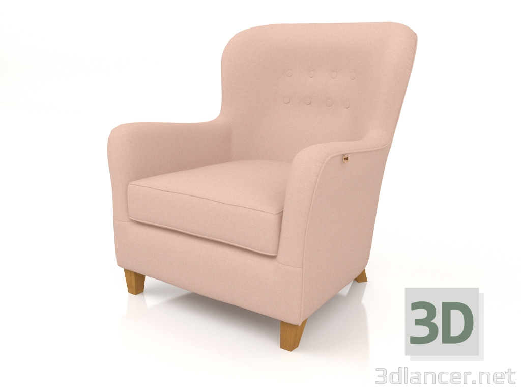 3d модель Нуар крісло – превью