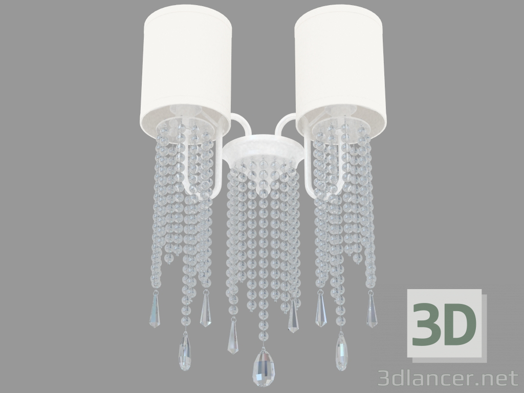 3D modeli Duvar lambası kristal (W110241 2) - önizleme