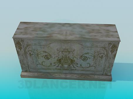 modelo 3D Armario de madera - escuchar modelo 3D Armario de madera - escuchar