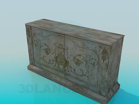 modelo 3D Armario de madera - escuchar modelo 3D Armario de madera - escuchar