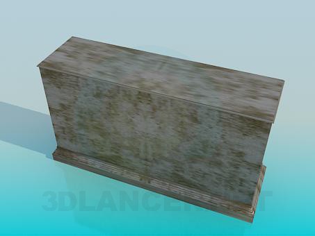 modelo 3D Armario de madera - escuchar modelo 3D Armario de madera - escuchar