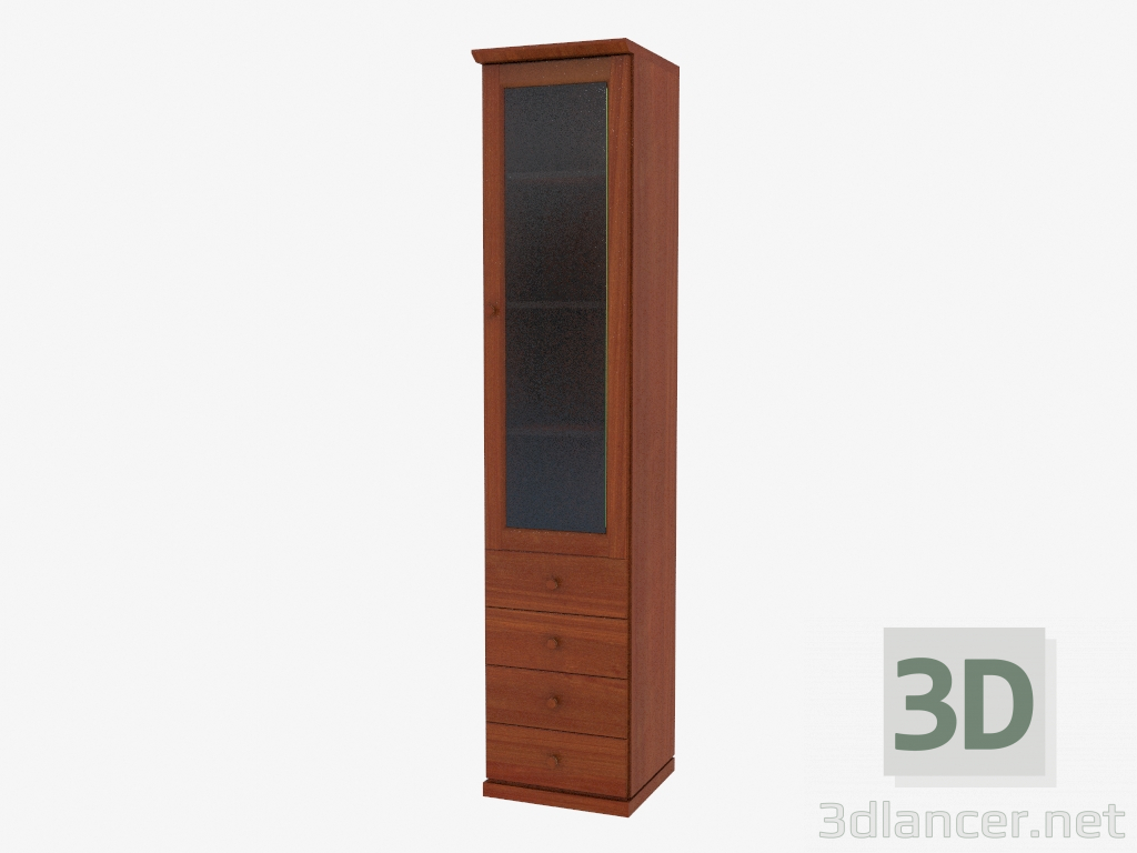 3d model The bookcase is narrow (4821-22) - preview