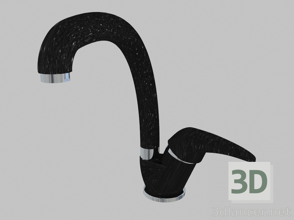 3D modeli Borulu F-grafit Nemezia (BEN 266M) ile lavabo bataryası - önizleme