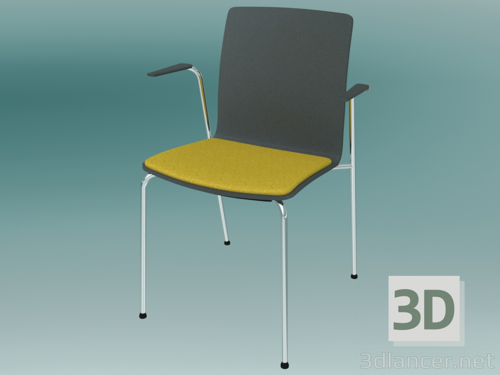 3d model Visitor Chair (K22H 2P) - preview