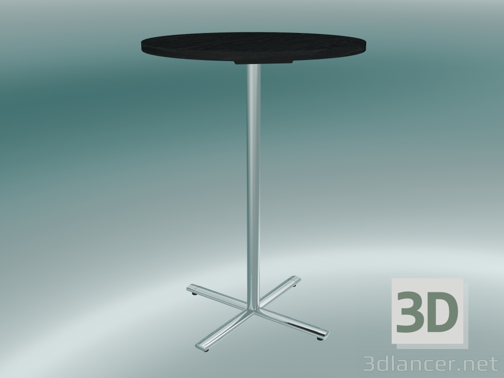3d model Round bar table (N 1050mm, D 750mm) - preview