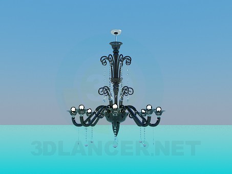 modelo 3D Araña de luces - escuchar modelo 3D Araña de luces - escuchar