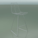 3d model Bar chair 1818 (on the sled, Chrome finish steel) - preview
