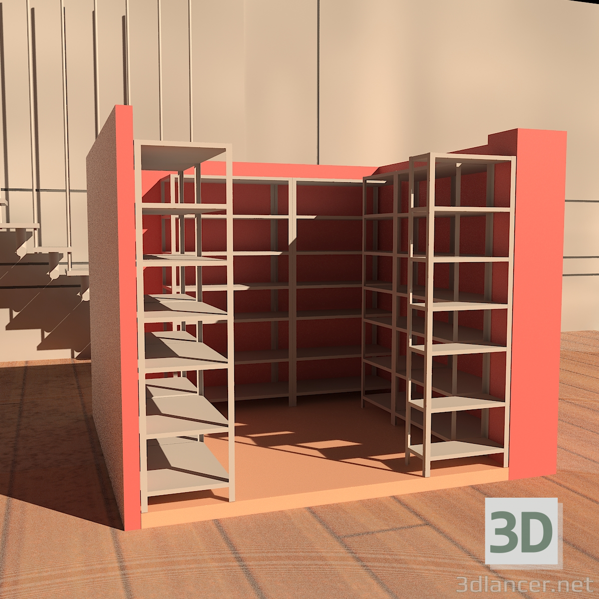 3D Modell Metallgestelle - Vorschau