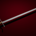 3d Witcher sword model buy - render