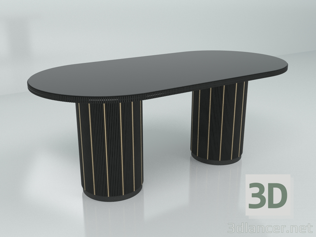 3d model Dining table S033 - preview