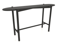 Console table KT 01 (1400x340x750, wood black)