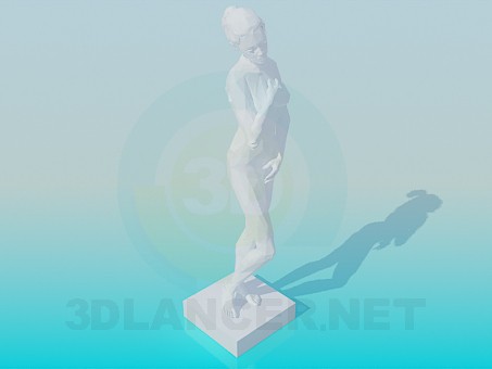 3d модель Гипсовая статуя – превью 3d модель Гипсовая статуя – превью