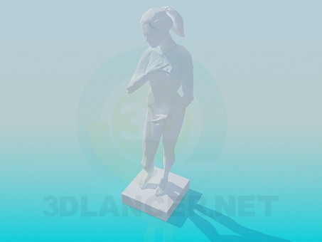 3d модель Гипсовая статуя – превью 3d модель Гипсовая статуя – превью