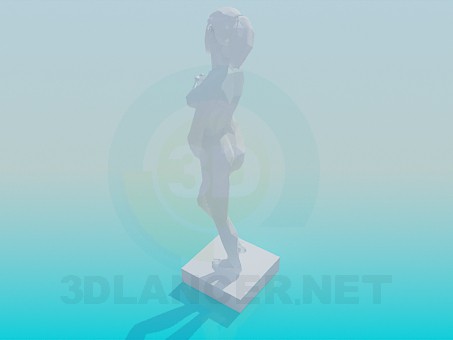 3d модель Гипсовая статуя – превью 3d модель Гипсовая статуя – превью