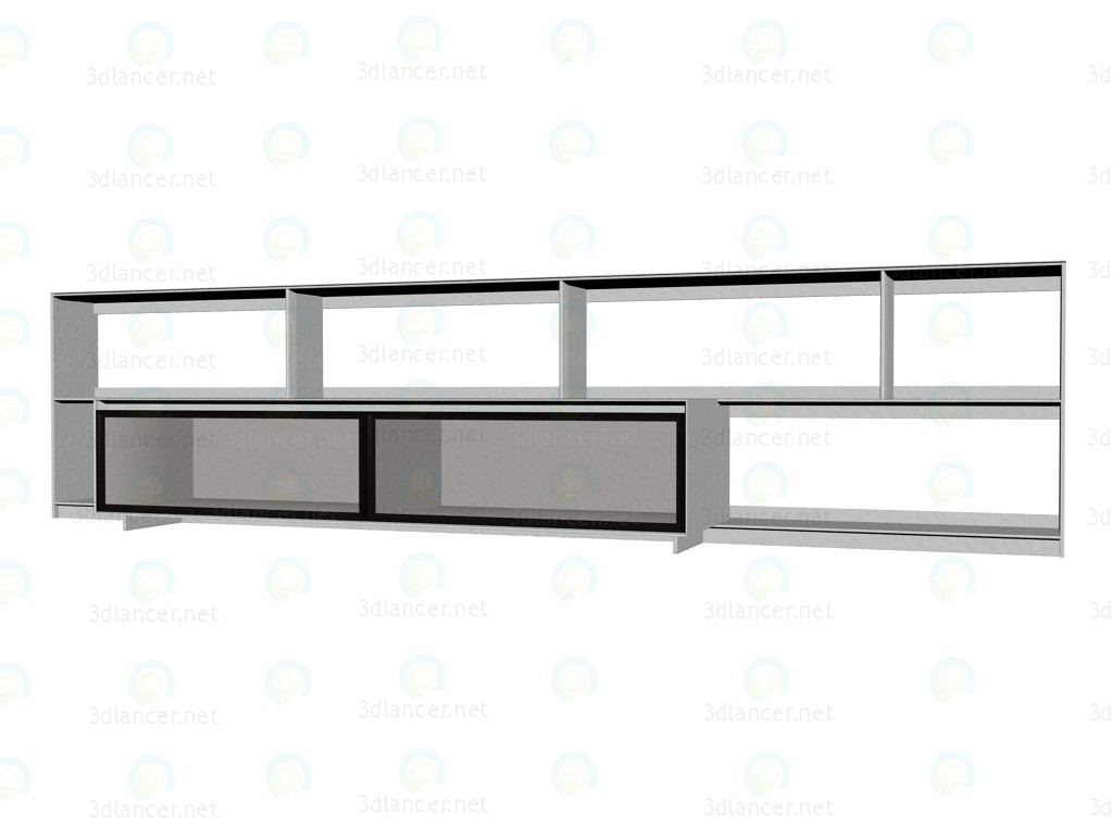 3d model Sistema de mobiliario (rack) FC0923 - vista previa