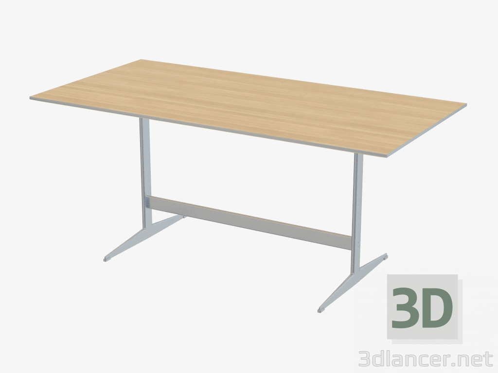 3 डी मॉडल खाने की मेज (प्रकार के बरतन बेस) - पूर्वावलोकन
