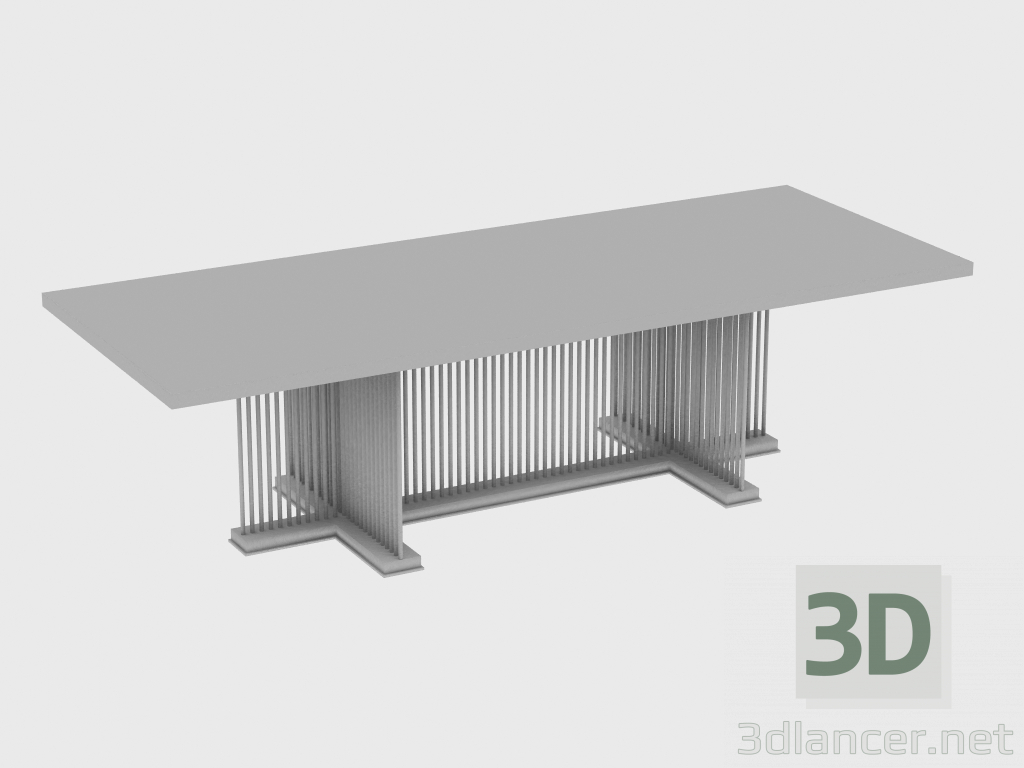 3D Modell Esstisch SCHUBERT TABLE (280X110XH75) - Vorschau