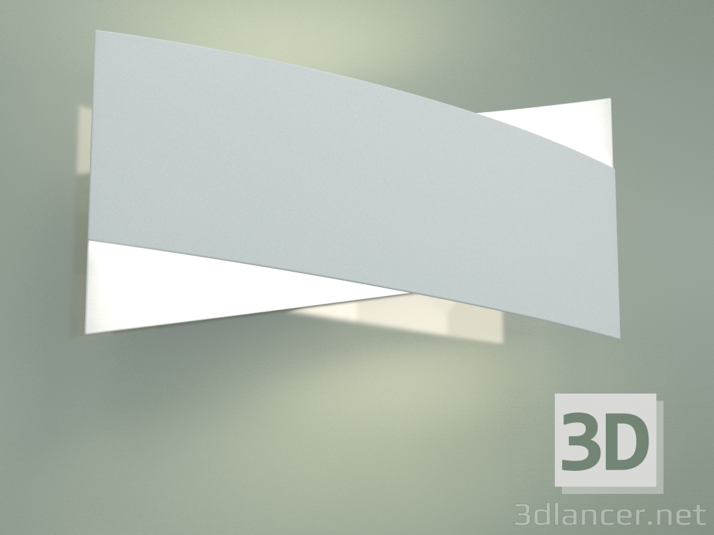 3D modeli Duvar LED lambası Örtüşme 40145-1 LED (beyaz) - önizleme