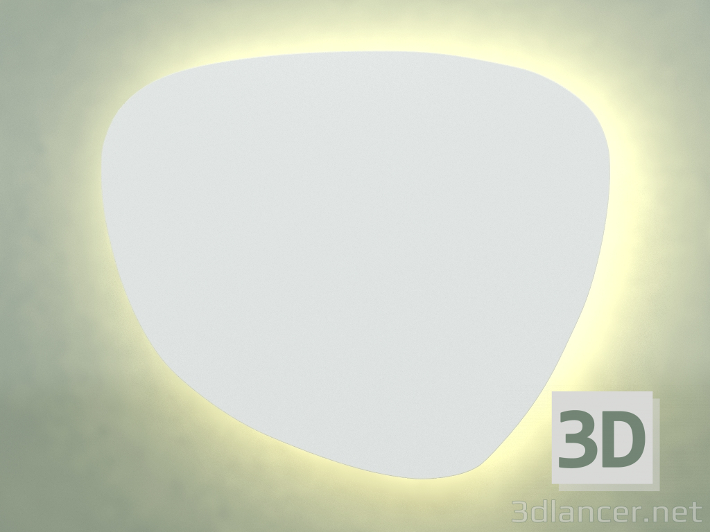 modello 3D Lampada da parete RWLB104 10W WH 3000K - anteprima