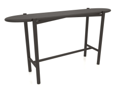 कंसोल टेबल केटी 01 (1400x340x750, लकड़ी का भूरा गहरा)