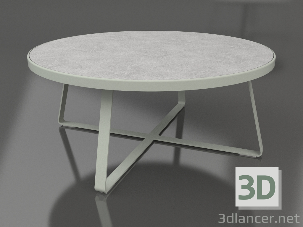 Modelo 3d Mesa de jantar redonda Ø175 (DEKTON Kreta, cinza cimento) - preview