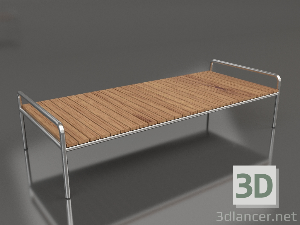 modèle 3D Table basse 153 (bois Iroko) - preview