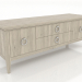 modello 3D Mobile TV 2 1500 mm (rovere schiarito) - anteprima