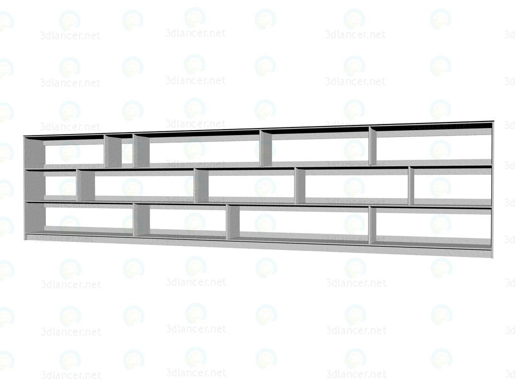 3D Modell Möbel-System (Rack) FC0924 - Vorschau