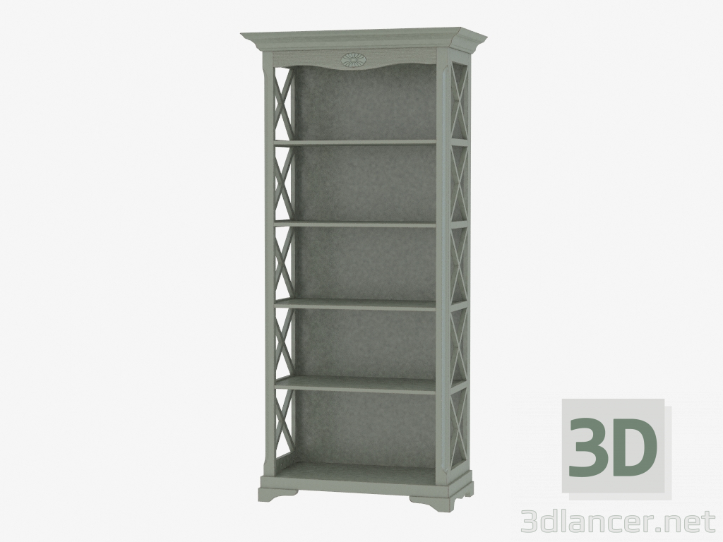 3D Modell Bücherregal FS1124 - Vorschau