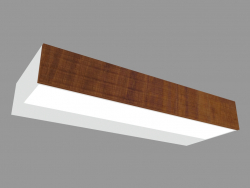 वॉल लैंप मिनी-बुक APPLIQUE लकड़ी के डबल टुकड़े L 220mm (L9202W)
