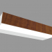 3 डी मॉडल वॉल लैंप मिनी-बुक APPLIQUE लकड़ी के डबल टुकड़े L 220mm (L9202W) - पूर्वावलोकन