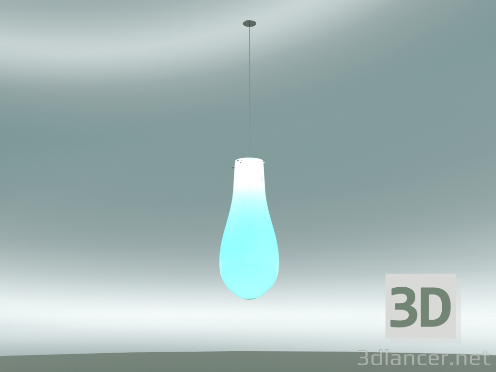 3d model Pendant lamp Flou (P433X290, Aquamarine) - preview