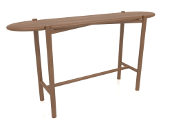 Console table KT 01 (1400x340x750, wood brown light)