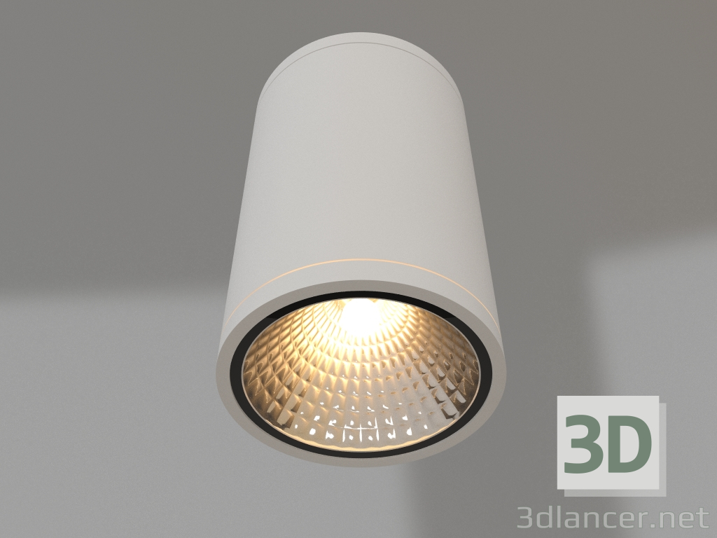 3d model Lámpara LGD-FORMA-SURFACE-R90-12W Day4000 (WH, 44 grados, 230V) - vista previa