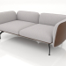 3D Modell 2-Sitzer-Sofa (Lederpolsterung außen) - Vorschau