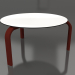 3 डी मॉडल गोल कॉफ़ी टेबल Ø70 (वाइन रेड) - पूर्वावलोकन