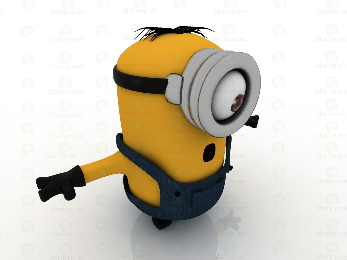 3d Фавориты-2015. Стюарт-миньон модель купить - ракурс 3d Фавориты-2015. Стюарт-миньон модель купить - ракурс