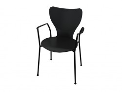Stapelbarer Stuhl mit Armlehnen gefertigte aus Polyamid