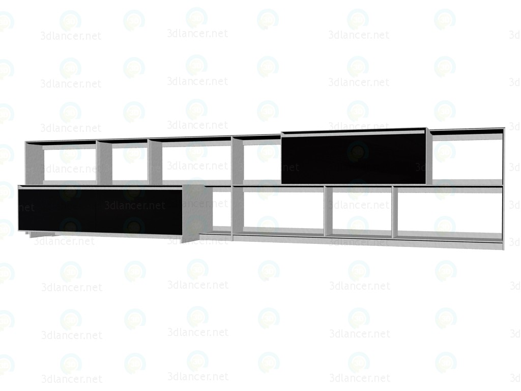 3D modeli Mobilya sistemi (raf) FC0925 - önizleme