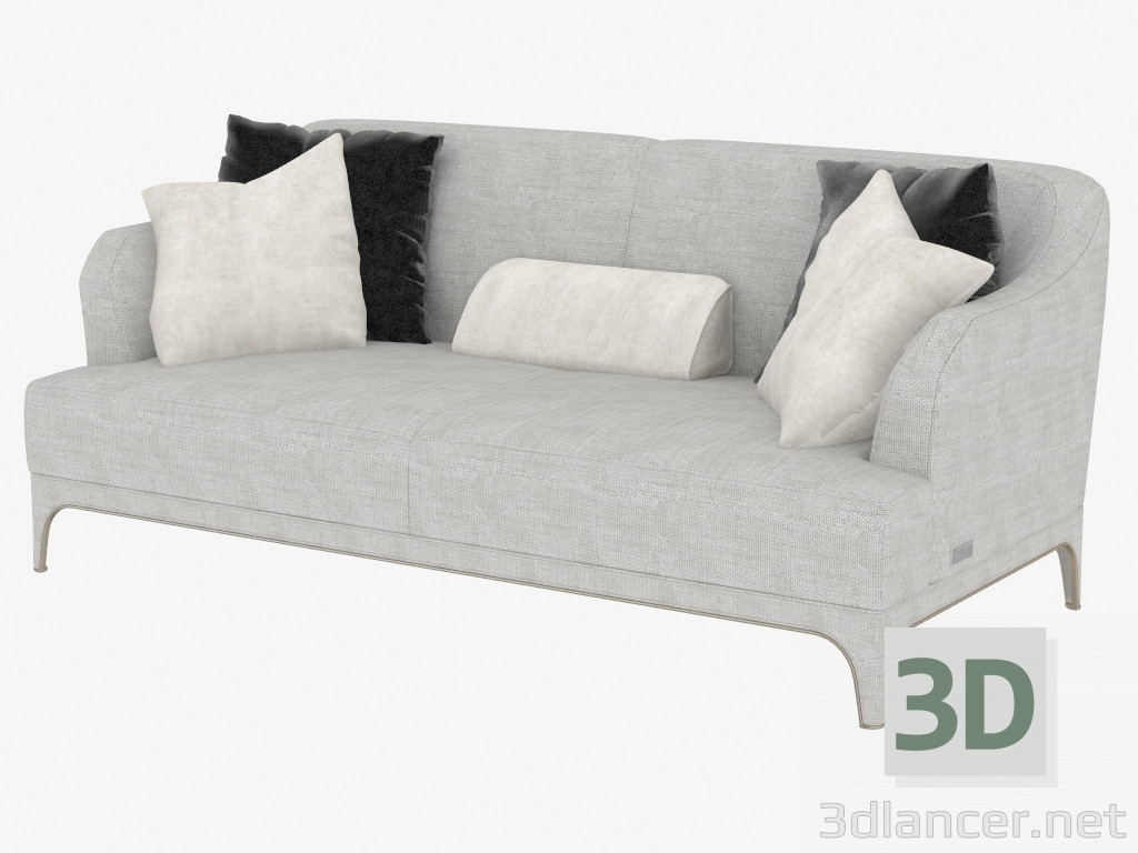 modèle 3D Sofa moderne double Oscar (208х98х89) - preview