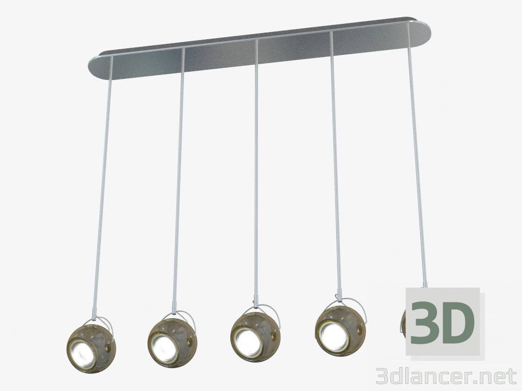 3d model Ceiling lighting D57 A15 41 - preview