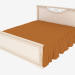 3 डी मॉडल डबल बेड (1570х1106х2097) - पूर्वावलोकन